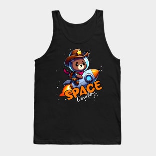 Space Cowboy Bear Tank Top